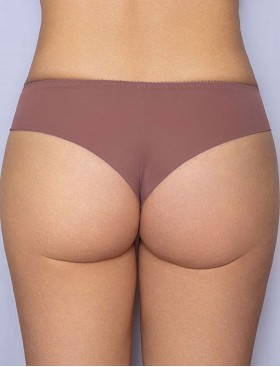 Трусики бразилиана Albina L NOVELLA 350 кофейно-розовый, Цвет: кофейно-розовый, Размеры: S, изображение 5