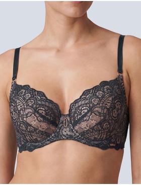 Бюстгальтер с пуш-ап вкладышами Alles MAREA P-UP темно-зеленый, Цвет: темно-зеленый, Размеры: 70B