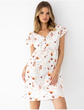 Ночная сорочка из хлопка Sensis ARIELLE, Цвет: белый, Размеры: M