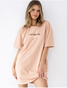 Трикотажная сорочка Sensis ANIKA, Цвет: персиковый, Размеры: UN, изображение 2