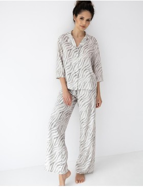 Пижама с брюками Sensis EMORY, Цвет: экрю, Размеры: M, изображение 3