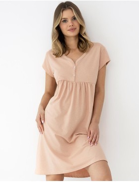 Сорочка с короткими рукавами Sensis GOLDIE, Цвет: персиковый, Размеры: M, изображение 2