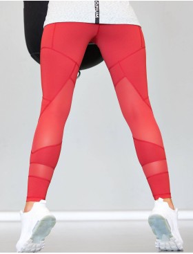 Леггинсы Opium FITNESS LINE PF-11, Цвет: красный, Размеры: M, изображение 3