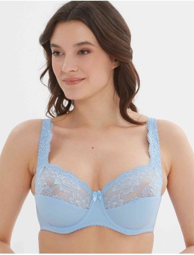 Бюстгальтер мягкий с подкроем Elli 1012 голубой, Цвет: голубой, Размеры: 90G, изображение 5