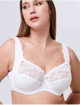 Бюстгальтер мягкий с подкроем Elli 1012 молоко, Цвет: молоко, Размеры: 75H, изображение 3