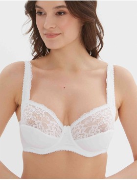 Бюстгальтер мягкий с подкроем Elli 1012 белый, Цвет: белый, Размеры: 90G, изображение 5