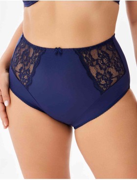 Высокие трусы слипы Elli 621 темно-синий, Цвет: темно-синий, Размеры: XL