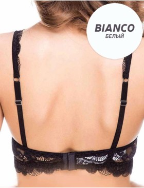 Кружевной бралетт с пуш-ап Leilieve ITALIAN CLASS С6168 bianco, Цвет: bianco (белый), Размеры: 75C, изображение 2