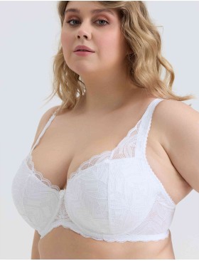 Бюстгальтер с поролоном Elli 3037 белый, Цвет: белый, Размеры: 95B, изображение 3