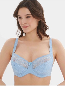 Бюстгальтер полумягкий Elli 9000 голубой, Цвет: голубой, Размеры: 85H, изображение 5