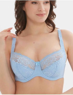 Бюстгальтер полумягкий Elli 9000 голубой, Цвет: голубой, Размеры: 85H, изображение 3