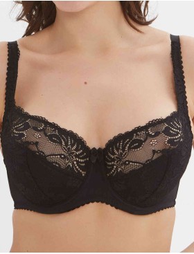 Бюстгальтер полумягкий Elli 9000 черный, Цвет: черный, Размеры: 80G