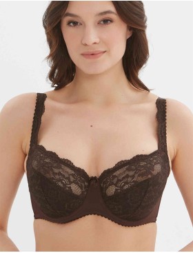 Бюстгальтер полумягкий Elli 9000 шоколад, Цвет: шоколад, Размеры: 85F, изображение 5