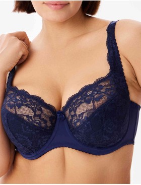 Бюстгальтер полумягкий Elli 9000 темно-синий, Цвет: темно-синий, Размеры: 90C