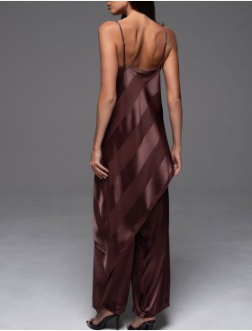 Атласный комплект Mia-Amore ILONA 7544 шоколад, Цвет: шоколад, Размеры: 2XL, изображение 2