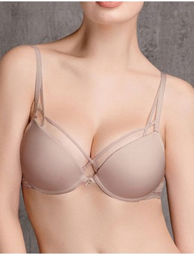 Бюстгальтер с гелевым пуш-ап Mioocchi MELISSA 7560 silver peony, Цвет: silver peony (серебр, Размеры: 75B