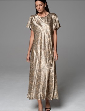 Длинная шелковая туника Mia-Amore DALIA 4808, Цвет: мультицвет, Размеры: 2XL/3XL