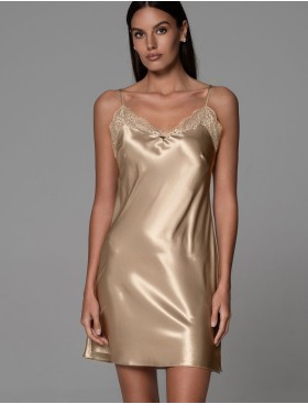 Шелковая сорочка с кружевом Mia-Amore DALIA 4811, Цвет: мультицвет, Размеры: 2XL