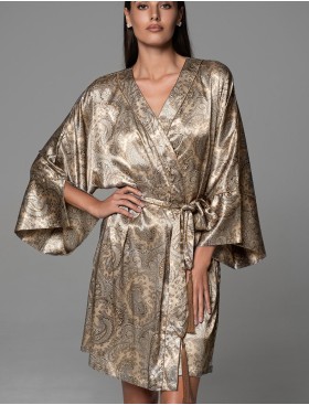 Короткий халат-кимоно Mia-Amore DALIA 4813, Цвет: мультицвет, Размеры: 2XL/3XL