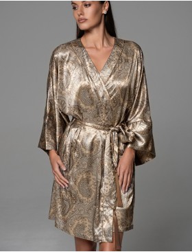 Короткий халат-кимоно Mia-Amore DALIA 4813, Цвет: мультицвет, Размеры: 2XL/3XL, изображение 4