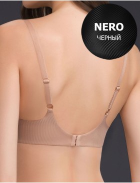 Бюстгальтер на поролоне Mioocchi MICHELLE 8361 nero, Цвет: nero (черный), Размеры: 80D, изображение 6