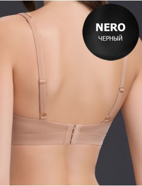 Бюстгальтер бралетт без костей Mioocchi MICHELLE 8364 nero, Цвет: nero (черный), Размеры: 85B, изображение 5