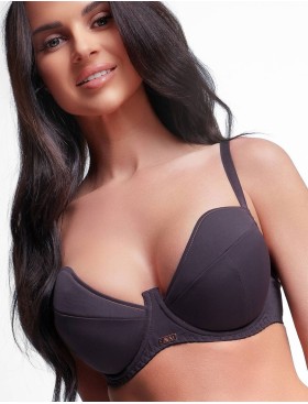 Бюстгальтер пуш-ап Ava 2267 U push-up cold espresso, Цвет: шоколад, Размеры: 70D, изображение 3