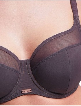 Бюстгальтер полупоролон Ava 2268 PU cold espresso, Цвет: шоколад, Размеры: 70G, изображение 4