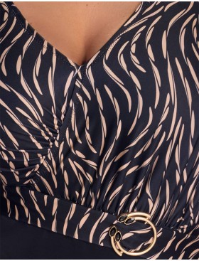 Закрытый купальник Ava DESERT NIGHT SKJ72 black, Цвет: черный, Размеры: 75G, изображение 4