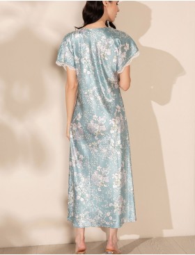 Длинное платье-сорочка Mia-Amore AIRIS 4317, Цвет: нежно-бирюзовый, Размеры: 2XL, изображение 2