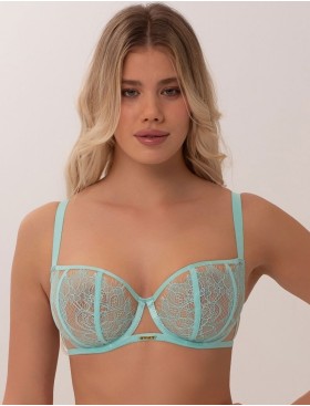 Бюстгальтер балконет Subtille AQUAMARINE SEE BLUE soft balconette, Цвет: голубой, Размеры: 65D, изображение 3