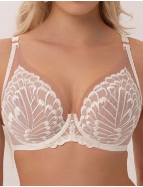 Бюстгальтер бралетт Subtille GRACIA MILK soft bralette, Цвет: молочно-белый, Размеры: 65D