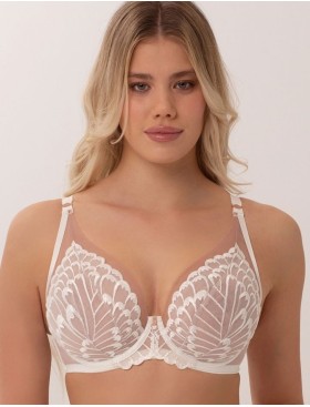 Бюстгальтер бралетт Subtille GRACIA MILK soft bralette, Цвет: молочно-белый, Размеры: 65D, изображение 3
