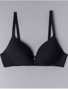 Бюстгальтер пуш-ап без косточек Sielei NATURAL COTTON 1456 nero, Цвет: nero (черный), Размеры: 70B, изображение 2