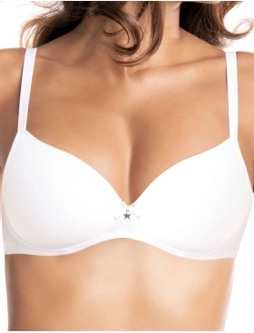 Бюстгальтер пуш-ап без косточек Sielei NATURAL COTTON 1456 bianco, Цвет: bianco (белый), Размеры: 70B