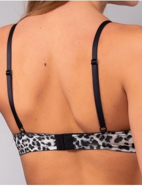 Комплект Sielei AMELIE балконет+слипы 79125 nero, Цвет: nero (черный), Размеры: 80B, изображение 2