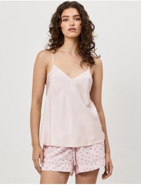 Пижама из топа и шорт Aruelle BLOSSIE, Цвет: светло-розовый, Размеры: XS