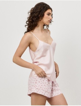 Пижама из топа и шорт Aruelle BLOSSIE, Цвет: светло-розовый, Размеры: XS, изображение 3