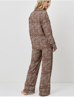 Леопардовая пижама с брюками Aruelle LIOR, Цвет: леопард, Размеры: XS, изображение 3