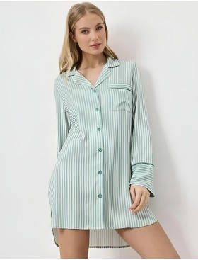 Домашняя рубашка Aruelle MOSS, Цвет: оливковый, Размеры: XS