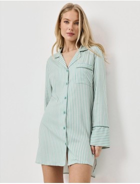 Домашняя рубашка Aruelle MOSS, Цвет: оливковый, Размеры: XS, изображение 3