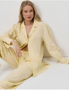 Комплект женский с брюками Aruelle SOLARA SET, Цвет: лимон, Размеры: XS