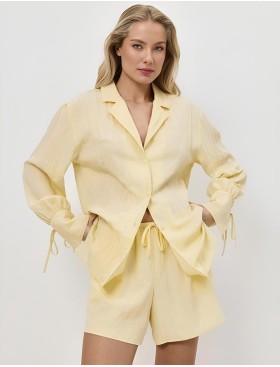 Комплект женский с шортами Aruelle SOLARA SET, Цвет: лимон, Размеры: XS