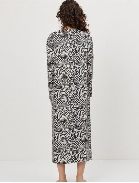 Длинное платье Aruelle SWAY, Цвет: черный/молочный, Размеры: XS, изображение 3