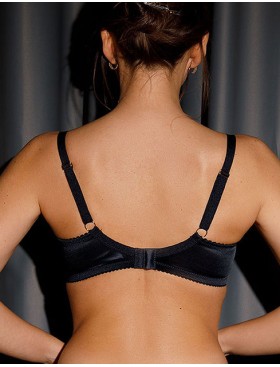 Бюстгальтер с мягкой чашкой Fluide ГАРМОНИЯ 7050, Цвет: миндаль/черный, Размеры: 75C, изображение 2