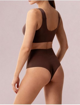 Высокие трусы бразилиана Infiore EVOLUTION 707 moka, Цвет: moka (кофе), Размеры: L, изображение 4