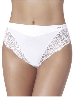 Хлопковые трусы Janira LACE COTTON BAND 1032080 Milano blanco, Цвет: blanco (белый), Размеры: M