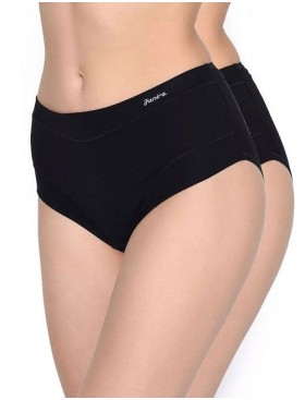 Набор хлопковых трусов 2 шт. Janira PACK-2 SLIP ESENCIAL 1031637 negro, Цвет: negro (черный), Размеры: L