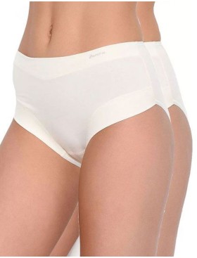 Набор хлопковых трусов Janira PACK-2 Slip ESENCIAL 1031649 nacar, Цвет: nacar (крем), Размеры: 2XL