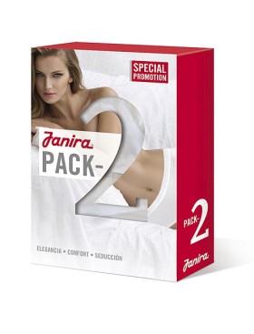 Набор трусов из хлопка Janira PACK-2 Midi ESENCIAL 1031641 blanco, Цвет: blanco (белый), Размеры: 2XL, изображение 4